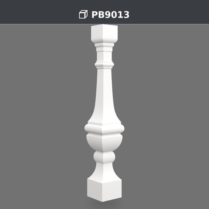 Polure Polyurethane Baluster Railing for Balcony and Staircase