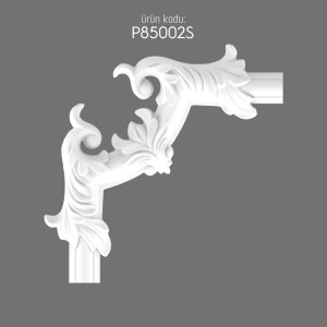 P85002S Desenli Duvar Çıtaları - Köşe Poliüretan Alçı Çıtası, Dekoratif Köşe Muadili