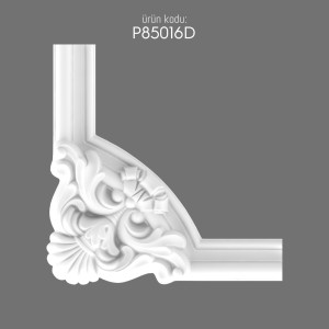 P85016D Desenli Poliüretan Duvar Çıtası Köşe Modelleri - Alçı Çıtası Köşe Muadili ile Estetiği Yakalayın