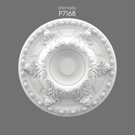 Classic Polyurethane Ceiling Decoration with Ornamental Patterns
