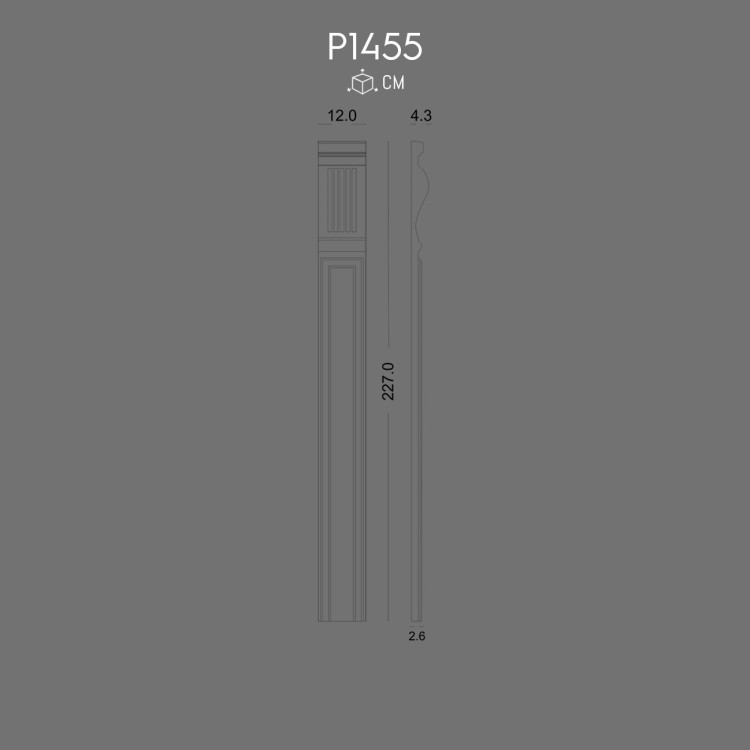 P1455 Desenli Pilaster Sütun POLURE 2026 FİYAT LİSTESİ