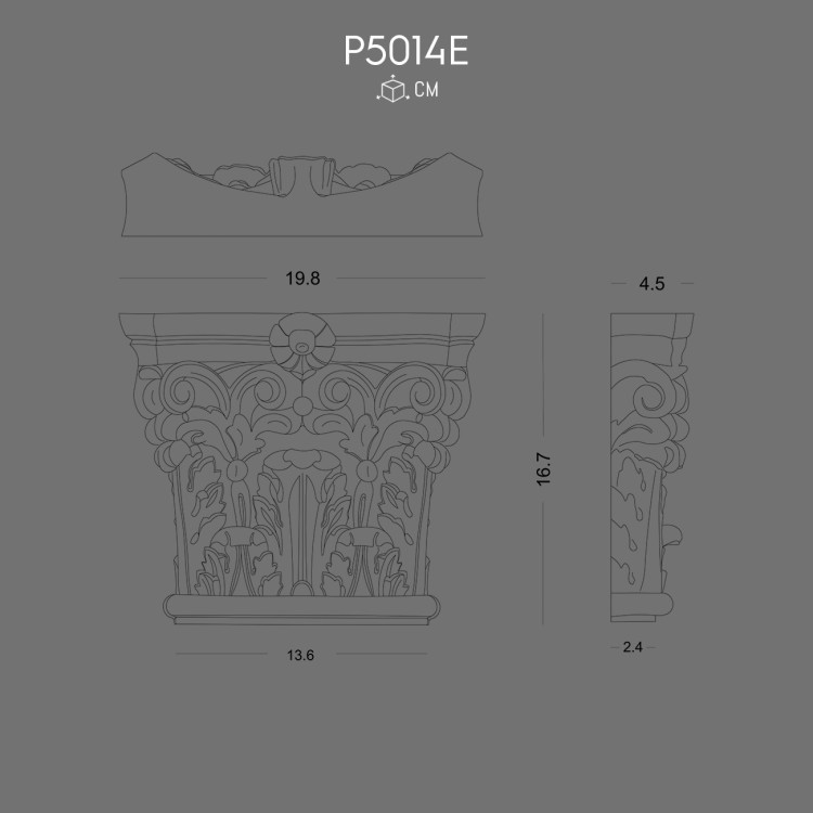 P5014E Pilaster Sütun Başlık POLURE 2026 FİYAT LİSTESİ