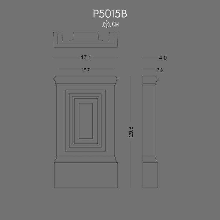 P5015B Pilaster Sütun Alt Kaide POLURE 2026 FİYAT LİSTESİ