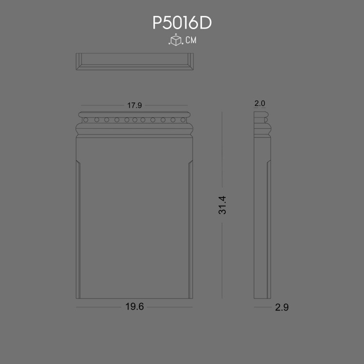 P5016D Pilaster Sütun Alt Kaide POLURE 2026 FİYAT LİSTESİ