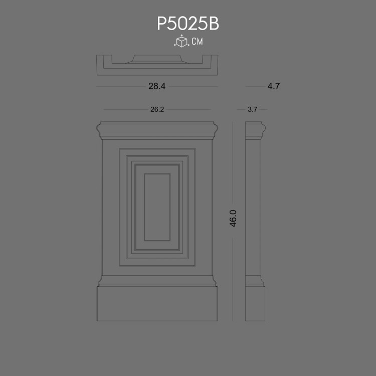 P5025B Pilaster Sütun Alt Kaide POLURE 2026 FİYAT LİSTESİ