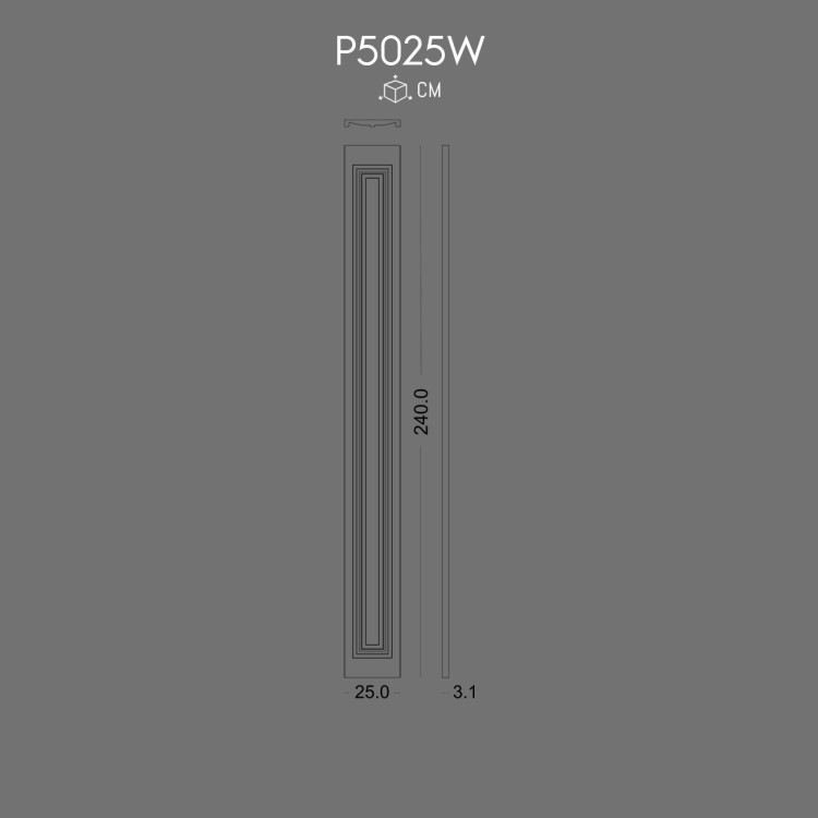 P5025W pilaster-panel-sutun POLURE 2026 FİYAT LİSTESİ