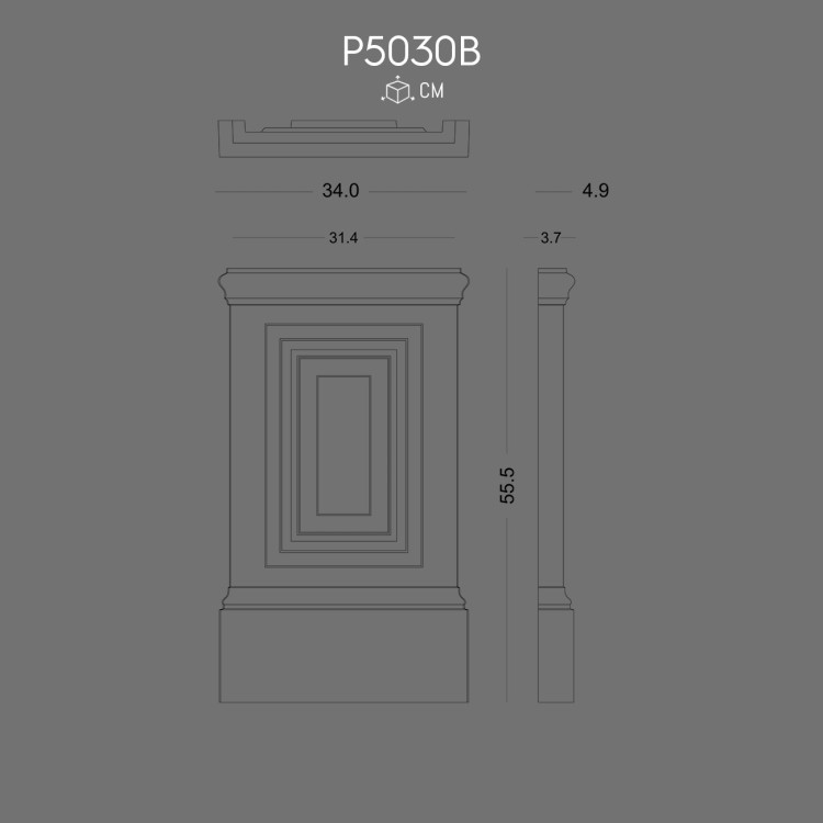 P5030B Pilaster Sütun Alt Kaide POLURE 2026 FİYAT LİSTESİ