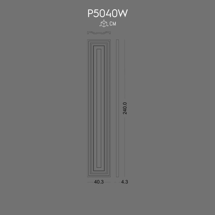 P5040W pilaster-panel-sutun POLURE 2026 FİYAT LİSTESİ