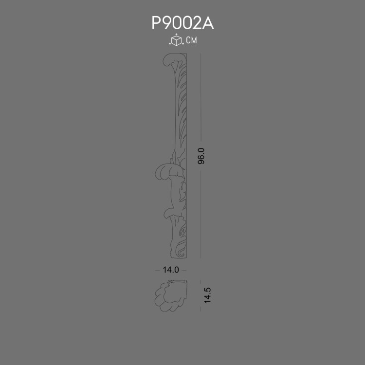 P9002A Pilaster Sütun Başlık POLURE 2026 FİYAT LİSTESİ