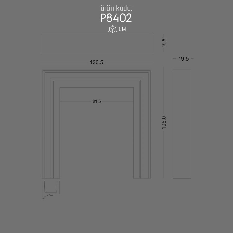 P8402 Şömine POLURE 2026 FİYAT LİSTESİ