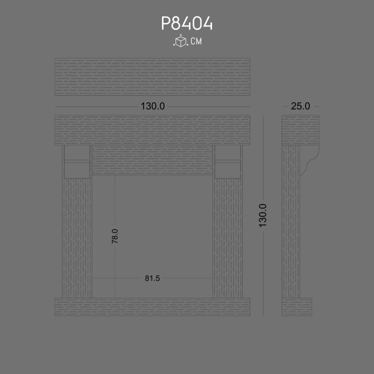 P8404 Ahşap Şömine POLURE 2026 FİYAT LİSTESİ