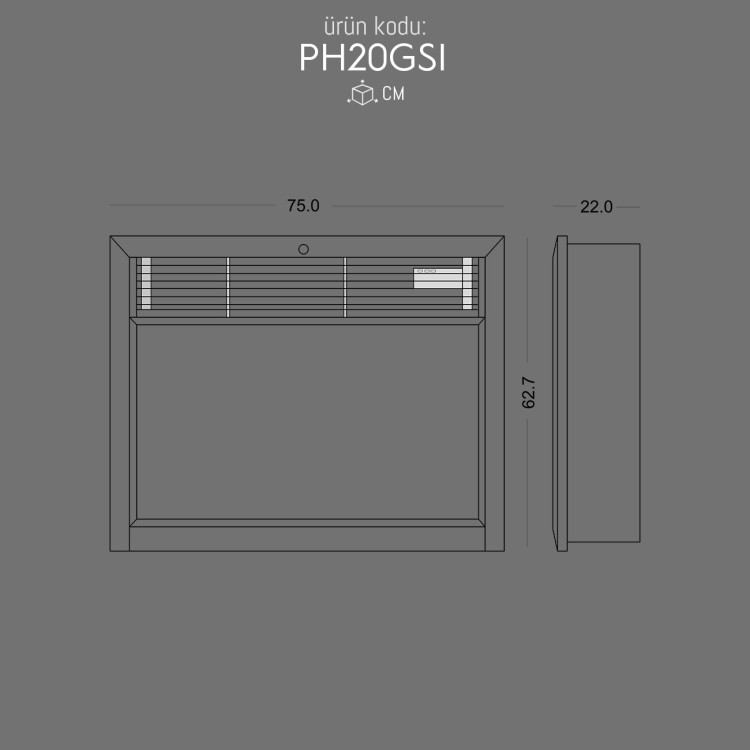 PH20GSI Elektrikli Yapay Ateş Şömine İçin POLURE 2026 FİYAT LİSTESİ