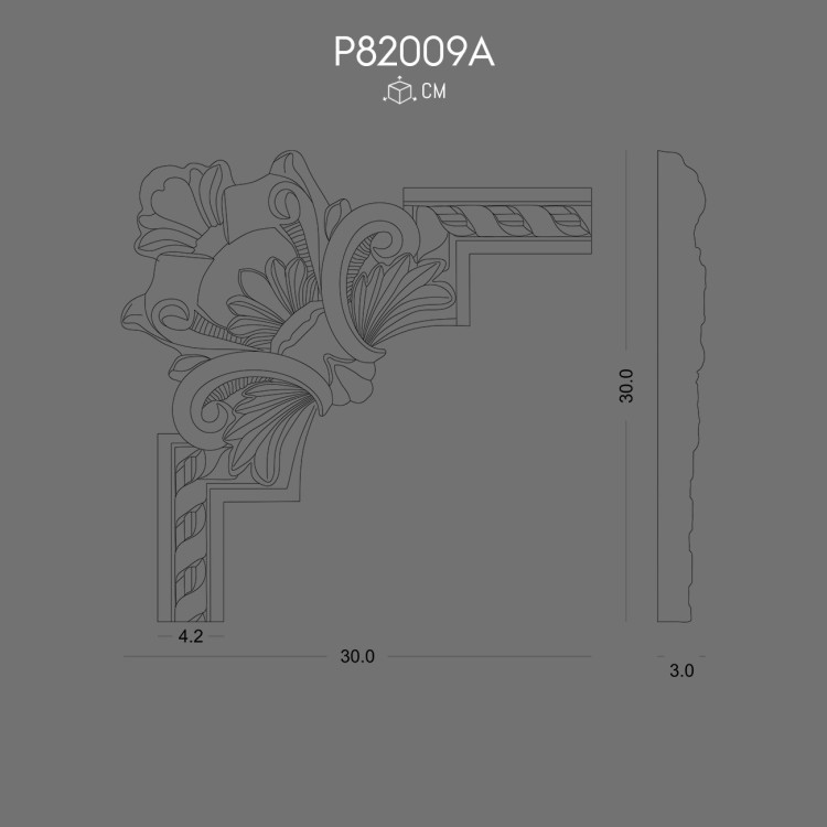 P82009A Desenli Çıta Köşesi POLURE 2026 FİYAT LİSTESİ