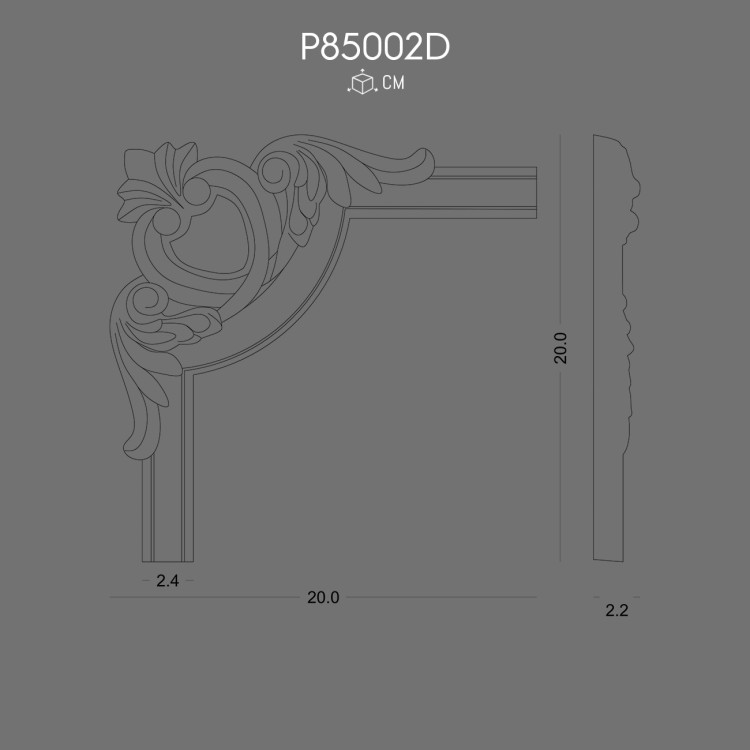 P85002D Desenli Çıta Köşesi POLURE 2026 FİYAT LİSTESİ