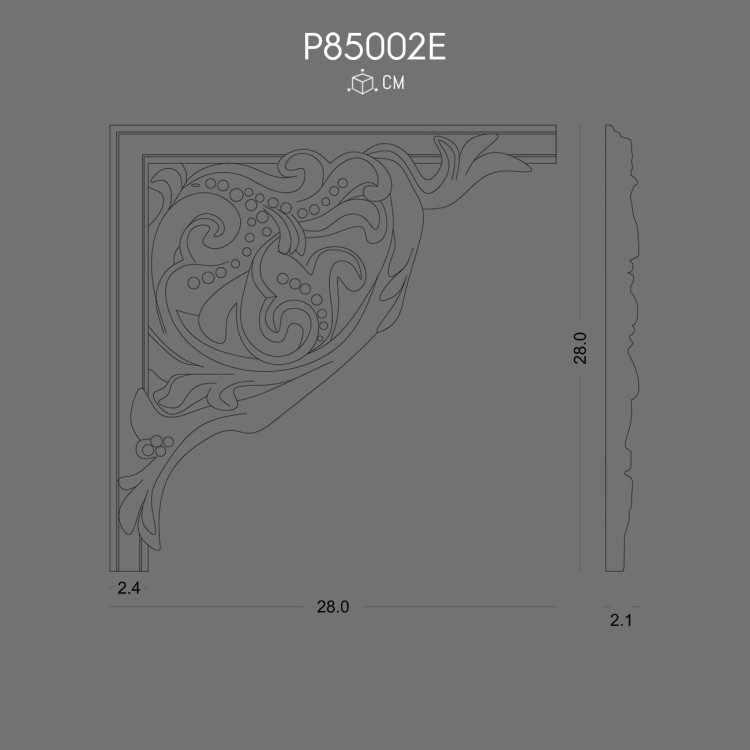 P85002E Desenli Çıta Köşesi POLURE 2026 FİYAT LİSTESİ