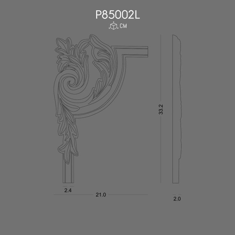 P85002L Desenli Çıta Köşesi POLURE 2026 FİYAT LİSTESİ