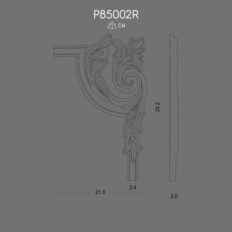 P85002R Desenli Çıta Köşesi POLURE 2026 FİYAT LİSTESİ