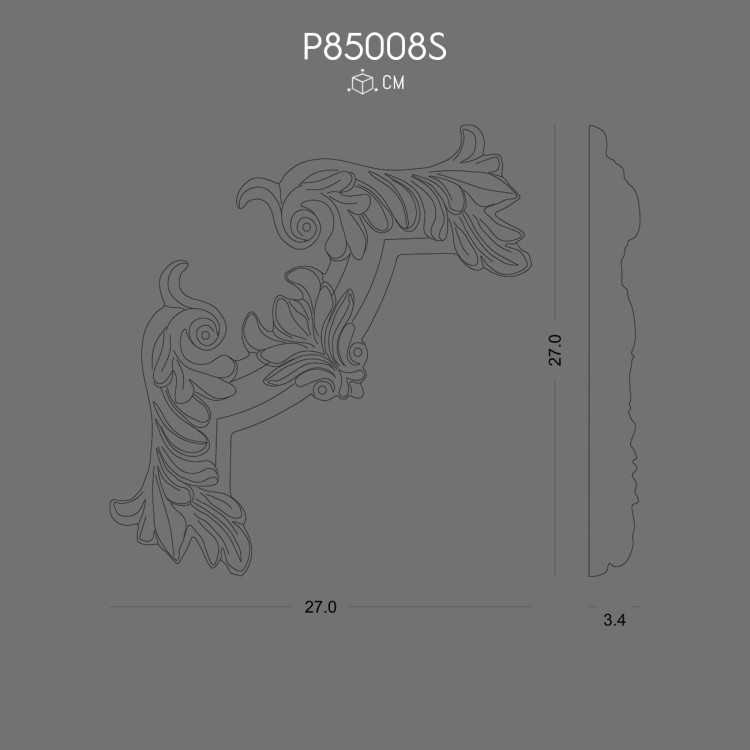 P85008S Desenli Çıta Köşesi POLURE 2026 FİYAT LİSTESİ
