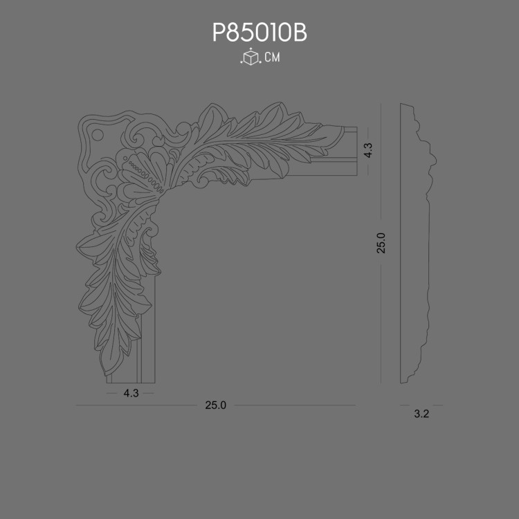 P85010B Desenli Çıta Köşesi POLURE 2026 FİYAT LİSTESİ