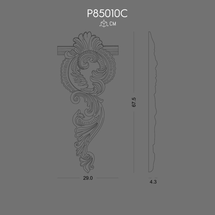 P85010C Desenli Çıta Köşesi POLURE 2026 FİYAT LİSTESİ