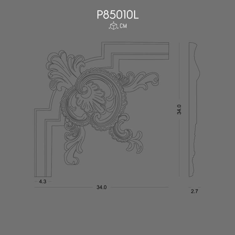 P85010L Desenli Çıta Köşesi POLURE 2026 FİYAT LİSTESİ
