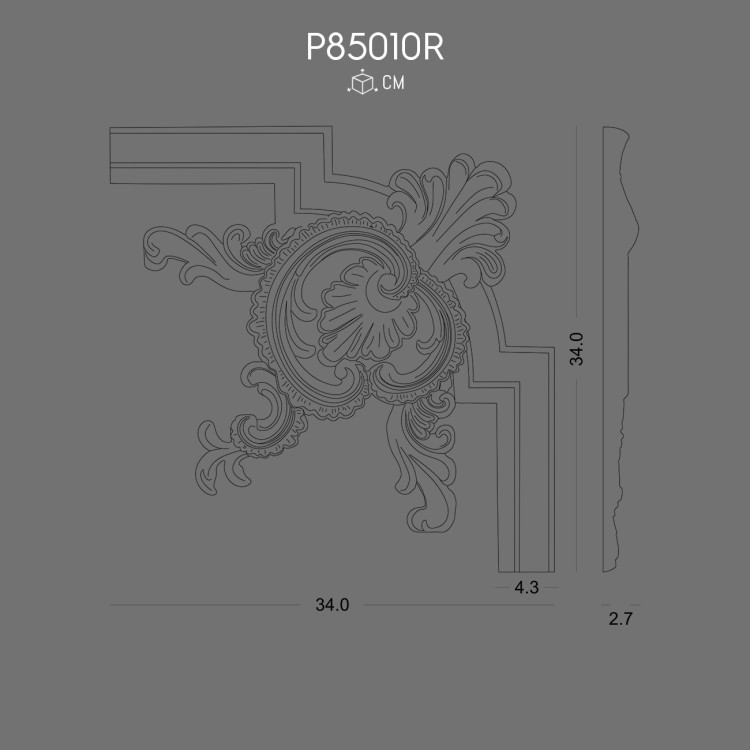P85010R Desenli Çıta Köşesi POLURE 2026 FİYAT LİSTESİ