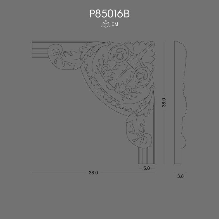 P85016B Desenli Çıta Köşesi POLURE 2026 FİYAT LİSTESİ
