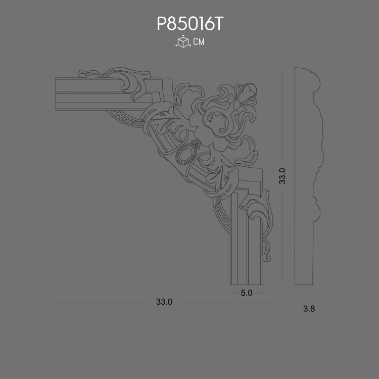 P85016T Desenli Çıta Köşesi POLURE 2026 FİYAT LİSTESİ