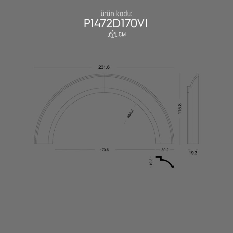 P1472D170VI Yuvarlak Kavis Kemer POLURE 2026 FİYAT LİSTESİ
