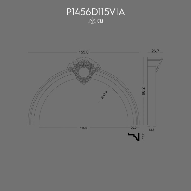 P1456D115VIA Yuvarlak Kavis Kemer POLURE 2026 FİYAT LİSTESİ
