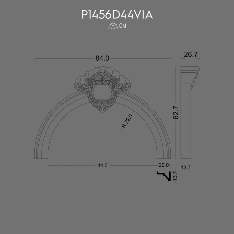 P1456D44VIA Yuvarlak Kavis Kemer POLURE 2026 FİYAT LİSTESİ