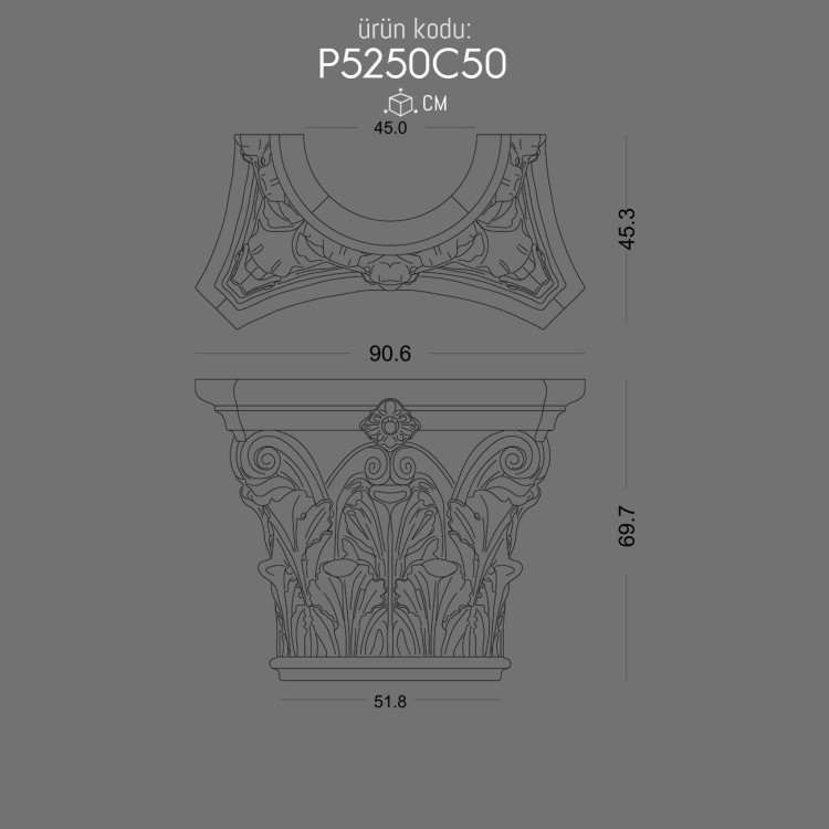 P5250C50 Sütun Başlık POLURE 2026 FİYAT LİSTESİ