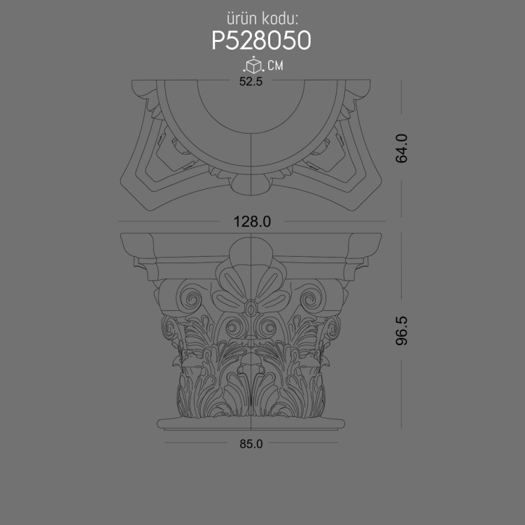P528050 Sütun Başlık POLURE 2026 FİYAT LİSTESİ