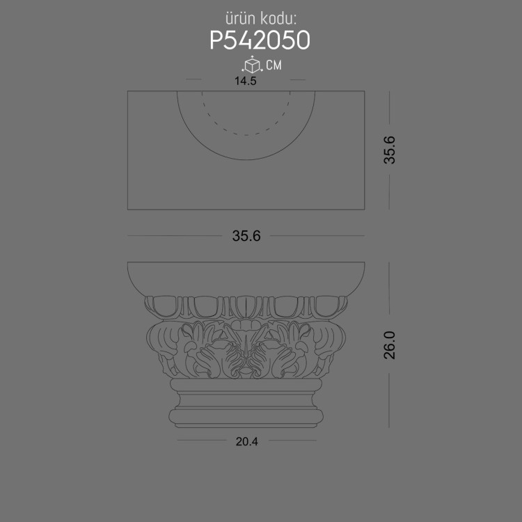 P542050 Sütun Başlık POLURE 2026 FİYAT LİSTESİ