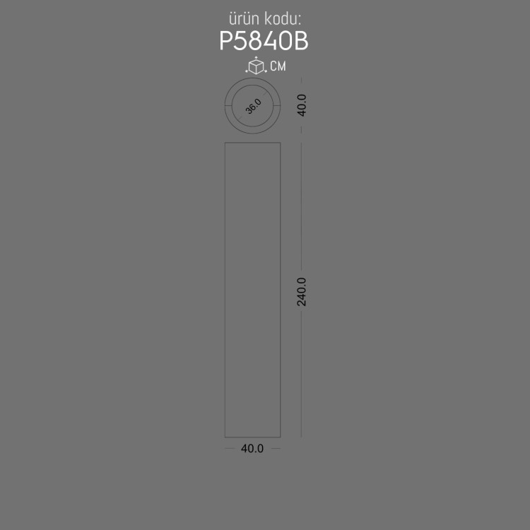 P5840B Düz Sütun POLURE 2026 FİYAT LİSTESİ