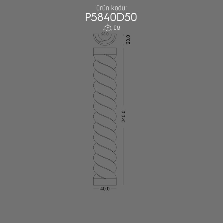 P5840D50 Burgulu Sütun POLURE 2026 FİYAT LİSTESİ