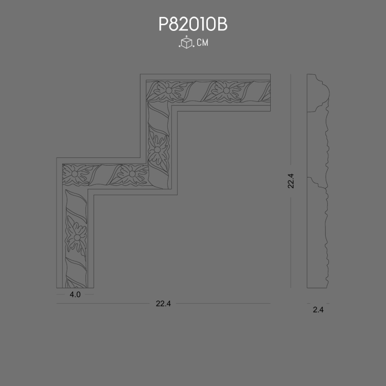 P82010B Desenli Çıta Köşesi POLURE 2026 FİYAT LİSTESİ