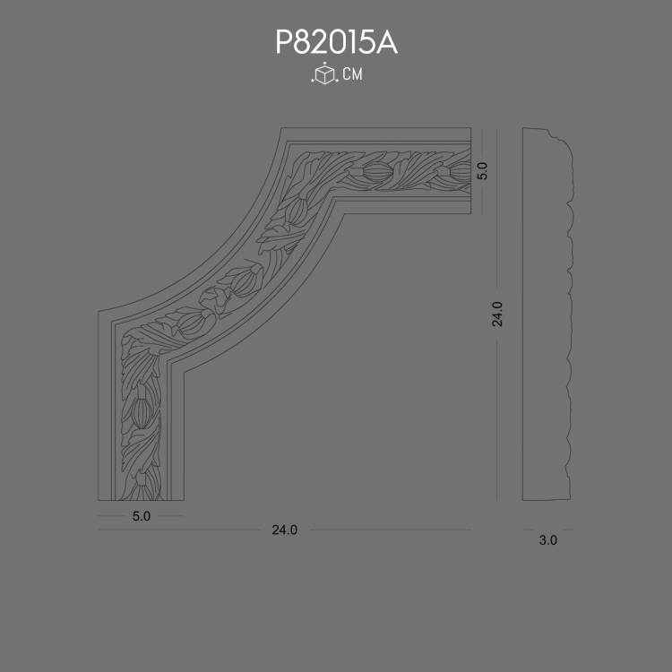 P82015A Desenli Çıta Köşesi POLURE 2026 FİYAT LİSTESİ
