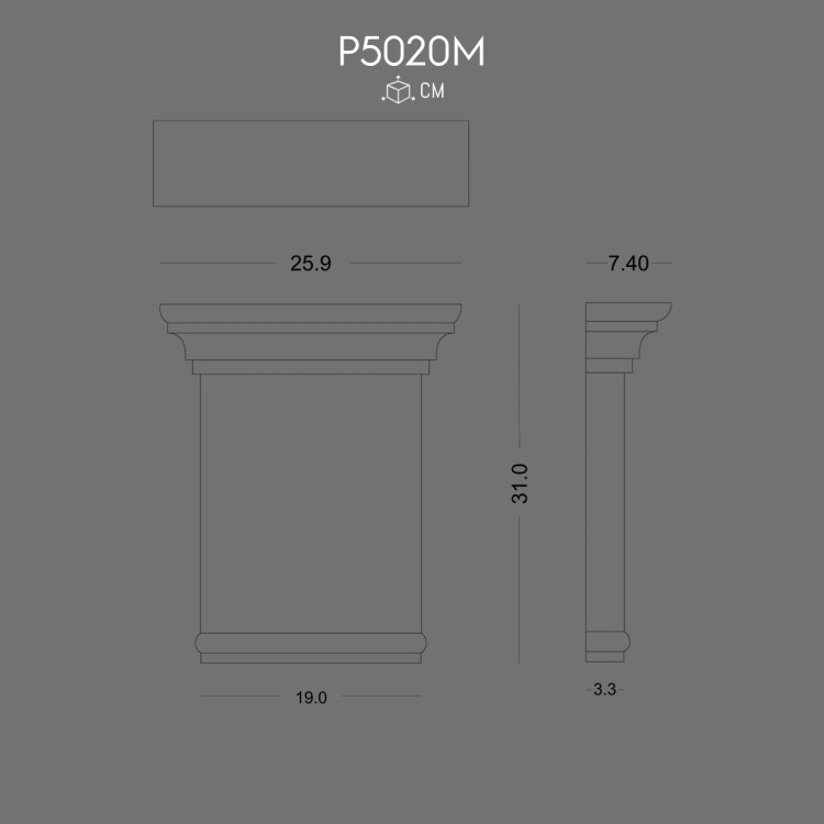 P5020M Pilaster Sütun Başlık POLURE 2026 FİYAT LİSTESİ