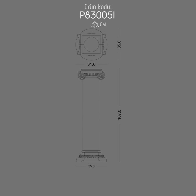 P83005I Kısa Roman Sütun POLURE 2026 FİYAT LİSTESİ