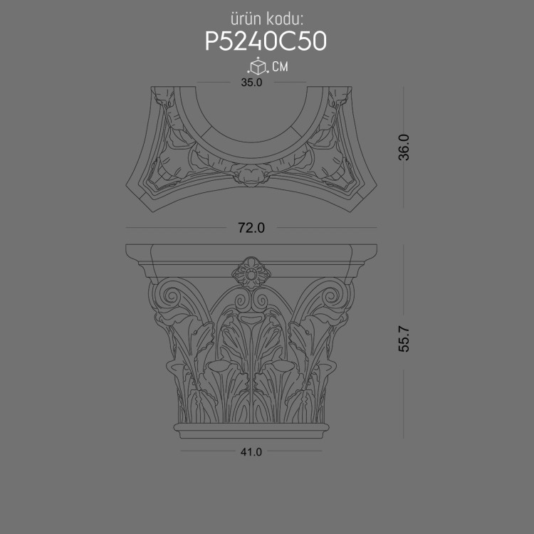 P5240C50 Sütun Başlık POLURE 2026 FİYAT LİSTESİ
