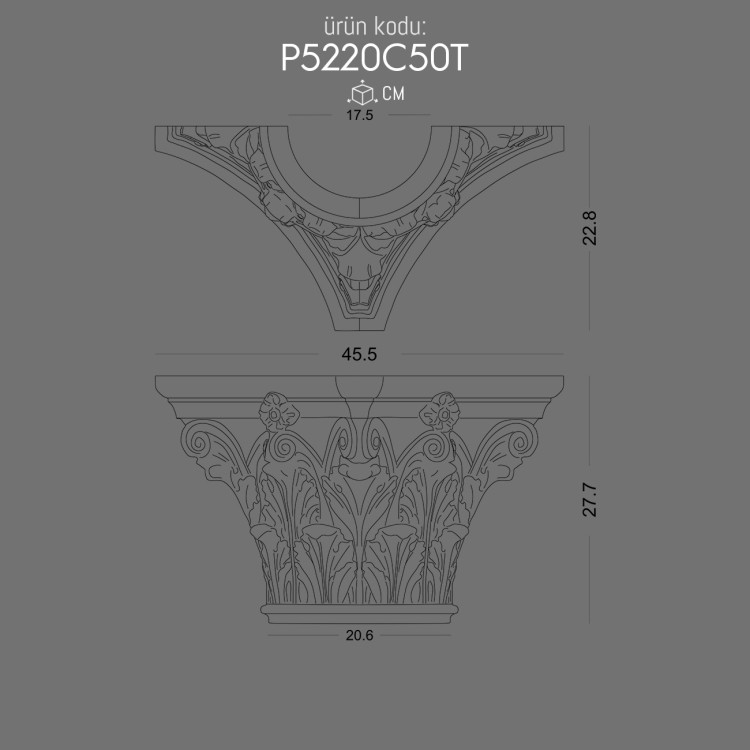 P5220C50T Sütun Başlık POLURE 2026 FİYAT LİSTESİ