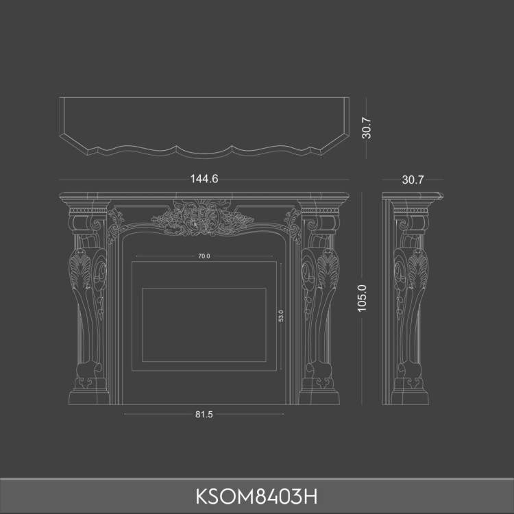 KSOM8403H dekoratif-elektrikli-somine POLURE 2026 FİYAT LİSTESİ
