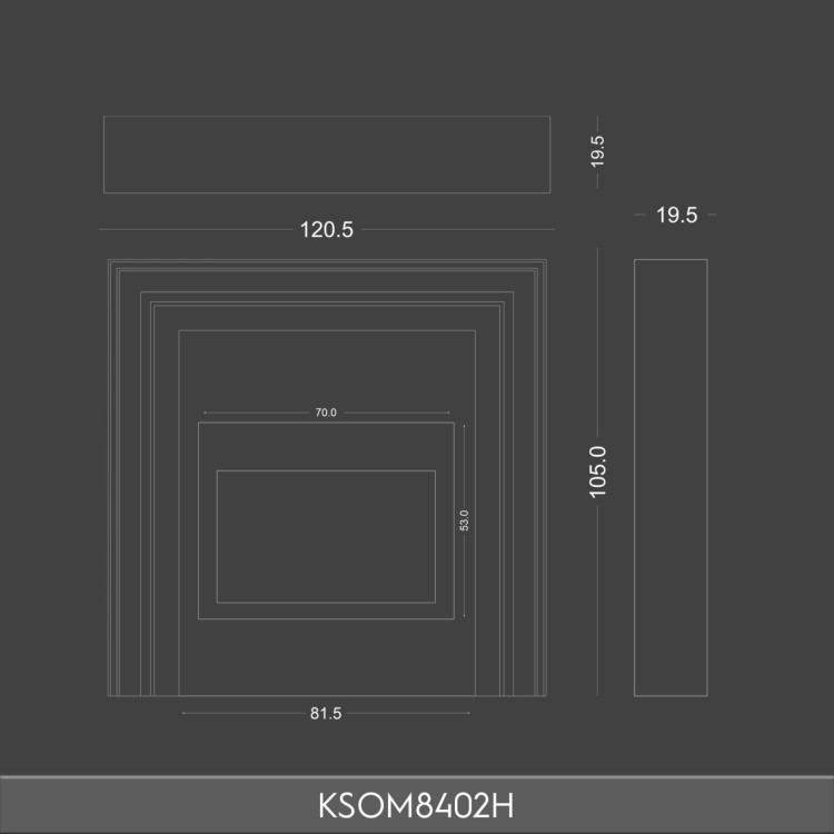 KSOM8402H dekoratif-elektrikli-somine POLURE 2026 FİYAT LİSTESİ