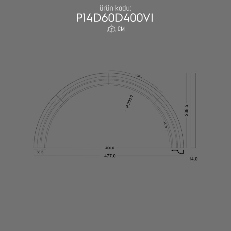 P14D60D400VI Yuvarlak Kavis Kemer POLURE 2026 FİYAT LİSTESİ