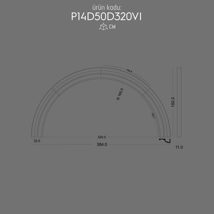 P14D50D320VI Yuvarlak Kavis Kemer POLURE 2026 FİYAT LİSTESİ