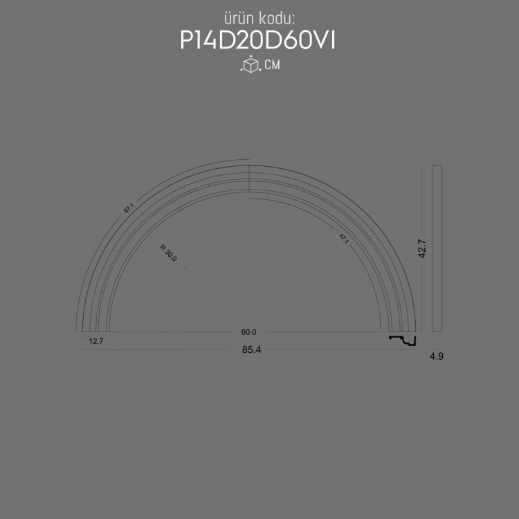 P14D20D60VI Yuvarlak Kavis Kemer POLURE 2026 FİYAT LİSTESİ