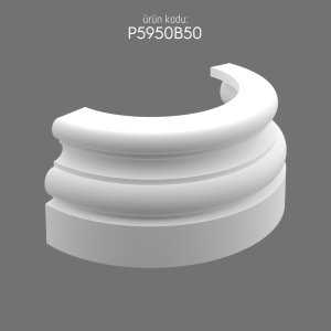 P5950B50 Base Colonna in Poliuretano Classica