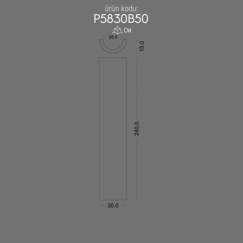 P5830B50 Plain Column POLURE 2026 FİYAT LİSTESİ