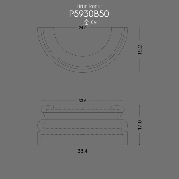 P5930B50 Column Base POLURE 2026 FİYAT LİSTESİ